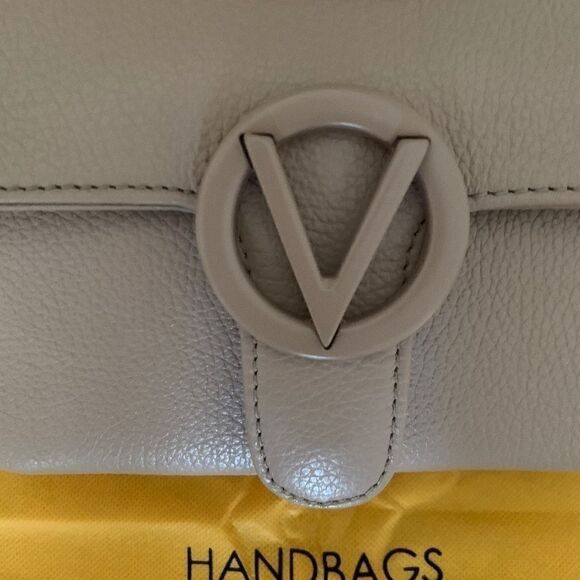 NWT VALENTINO BY MARIO LEATHER FLAP SHOULDER BAG WITH CHAIN STRAP - Picture 9 of 12